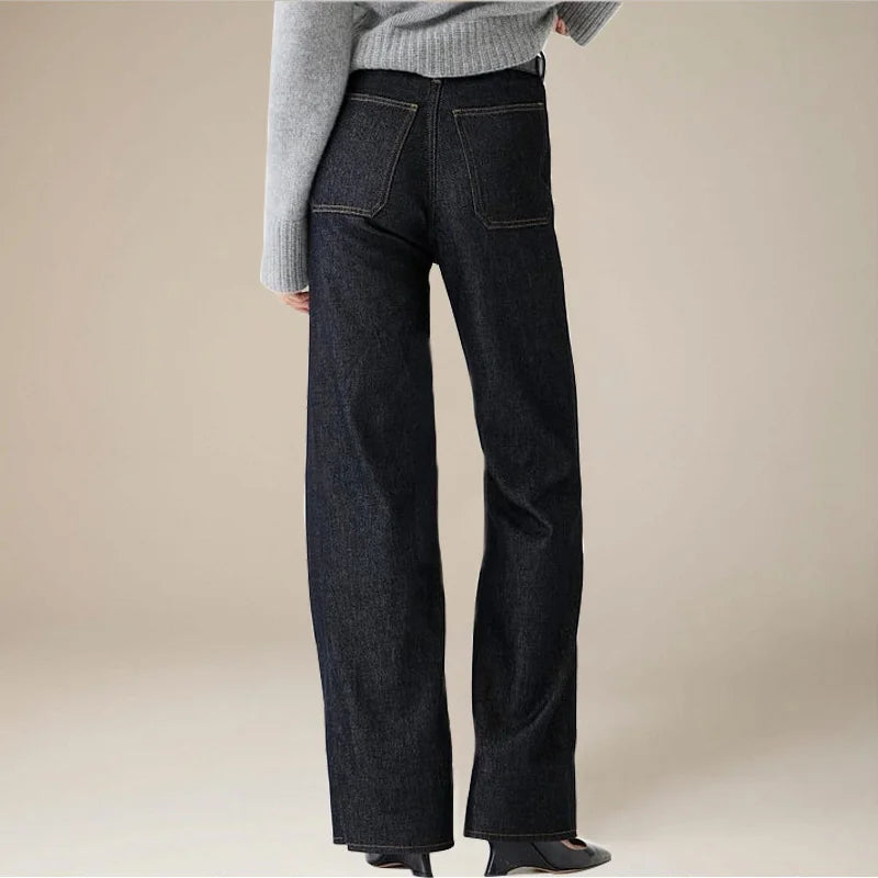 Giselle Slim Fit Jeans | Women’s High Waist Denim, Comfortable Cotton Blend, Unique Front Pockets 3