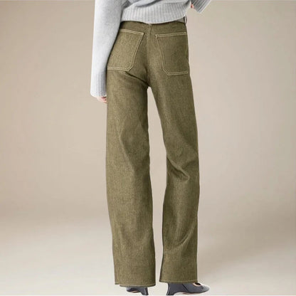 Giselle Slim Fit Jeans | Women’s High Waist Denim, Comfortable Cotton Blend, Unique Front Pockets 5