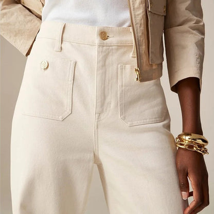 Giselle Slim Fit Jeans | Women’s High Waist Denim, Comfortable Cotton Blend, Unique Front Pockets 6