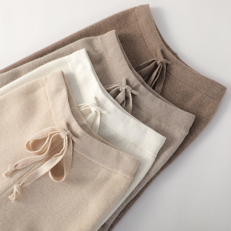 Hässel Sweater Pants | Women’s Wide Leg Trousers, Soft Wool-Polyester Blend, Comfortable Fit 1