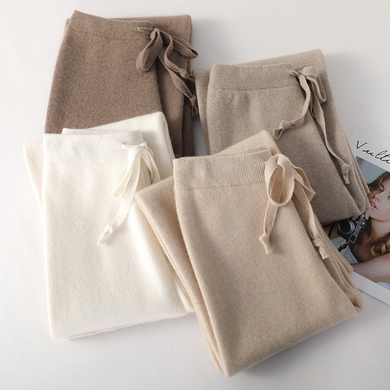 Hässel Sweater Pants | Women’s Wide Leg Trousers, Soft Wool-Polyester Blend, Comfortable Fit 4