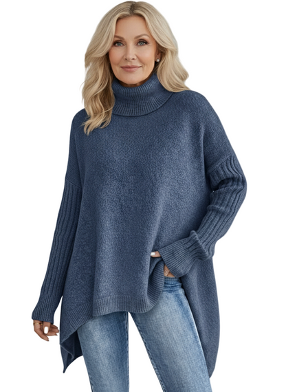 Lina Elegant Turtleneck Sweater | Women’s Oversized Knit, Soft Fabric, Cozy Fit 3