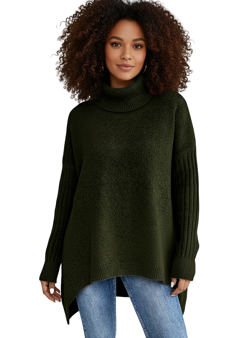 Lina Elegant Turtleneck Sweater | Women’s Oversized Knit, Soft Fabric, Cozy Fit 7