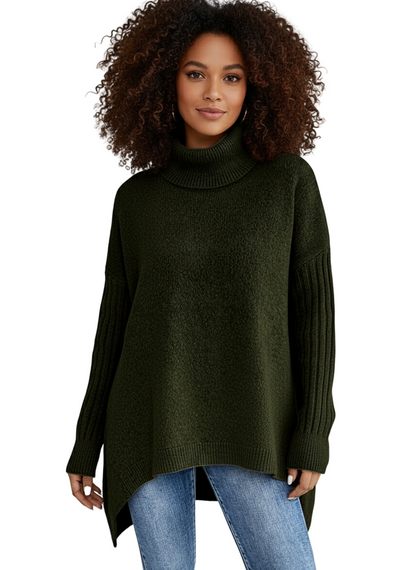 Lina Elegant Turtleneck Sweater | Women’s Oversized Knit, Soft Fabric, Cozy Fit 7