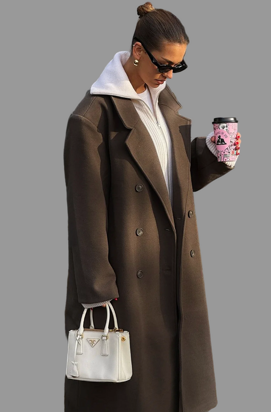 Noëlle Oversized Jacket | Women’s Long Coat, Airy Fabric, Elegant Fit 0