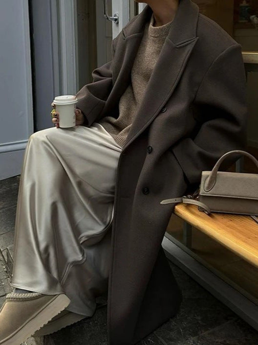 Noëlle Oversized Jacket | Women’s Long Coat, Airy Fabric, Elegant Fit 1