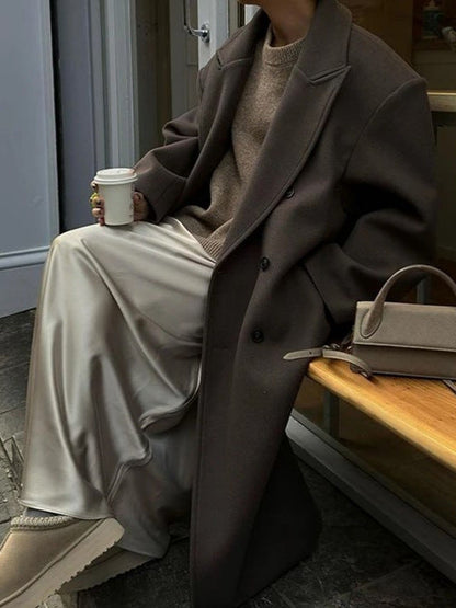 Noëlle Oversized Jacket | Women’s Long Coat, Airy Fabric, Elegant Fit 1