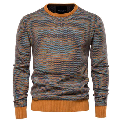 ÉLAN | Pull pour homme à motif à carreaux