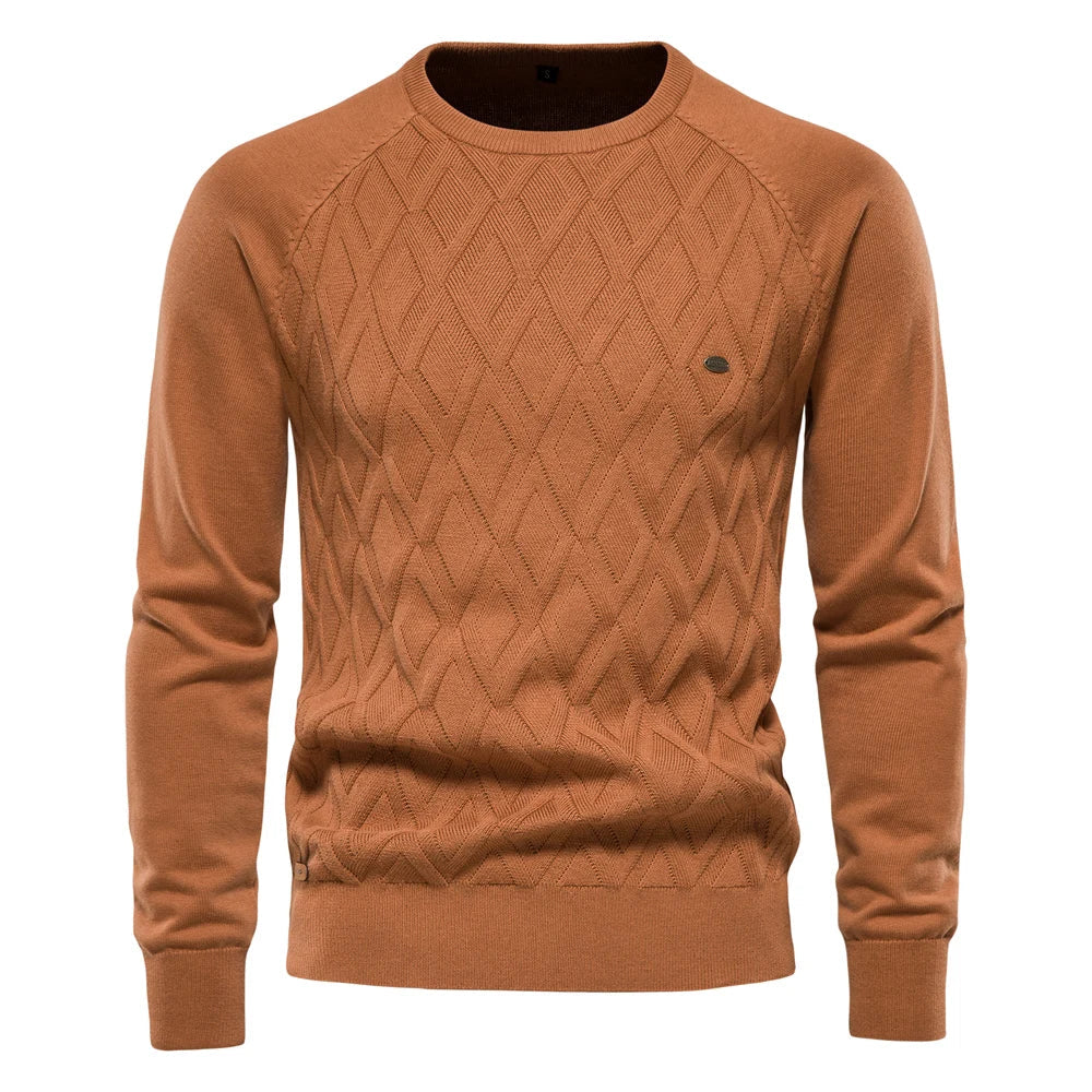 ÉLAN | Pull à motif à carreaux