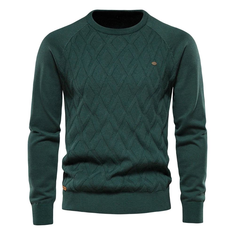 ÉLAN | Pull à motif à carreaux