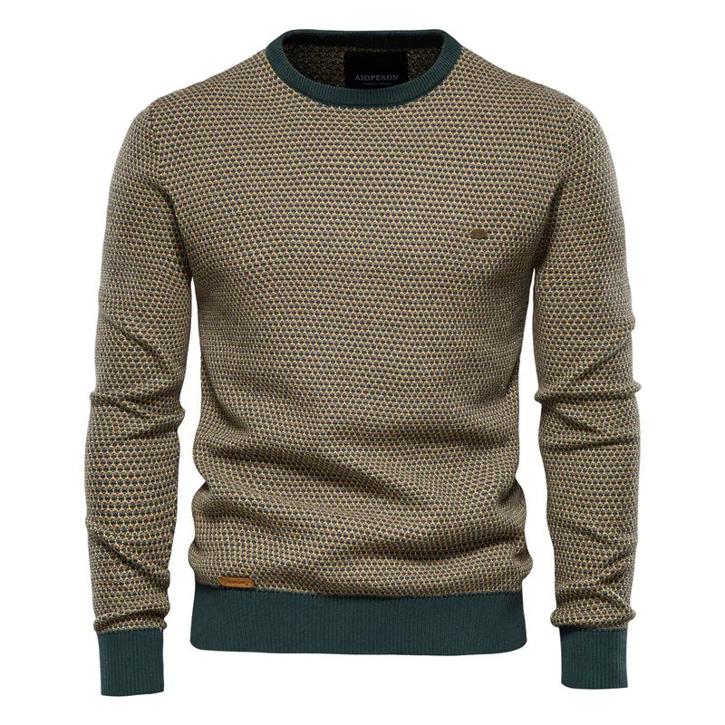 ÉLAN | Pull pour homme à motif à carreaux