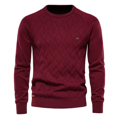ÉLAN | Pull à motif à carreaux
