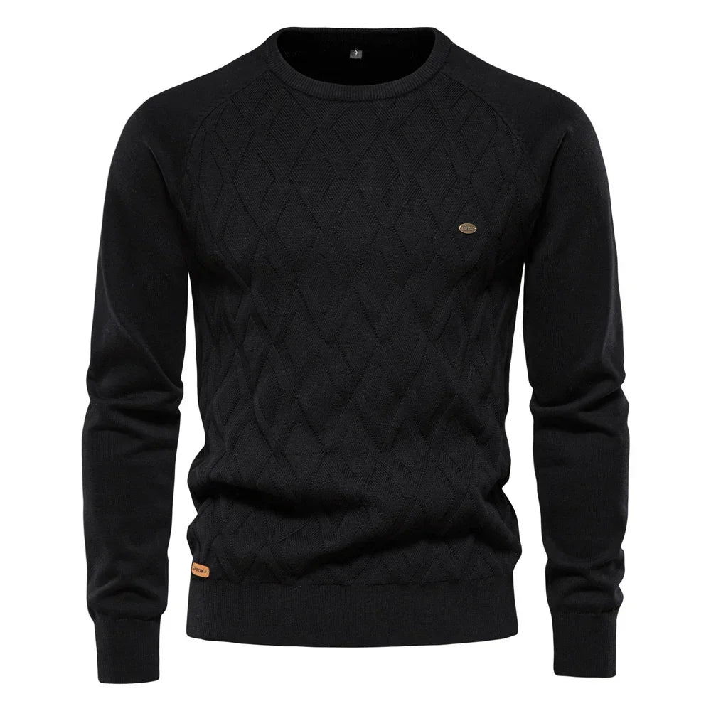 ÉLAN | Pull à motif à carreaux