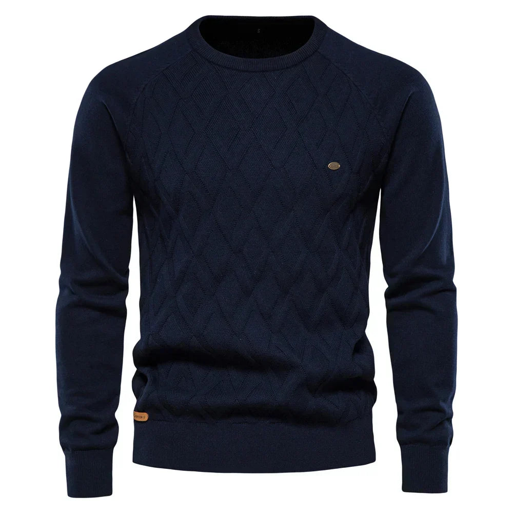 ÉLAN | Pull à motif à carreaux