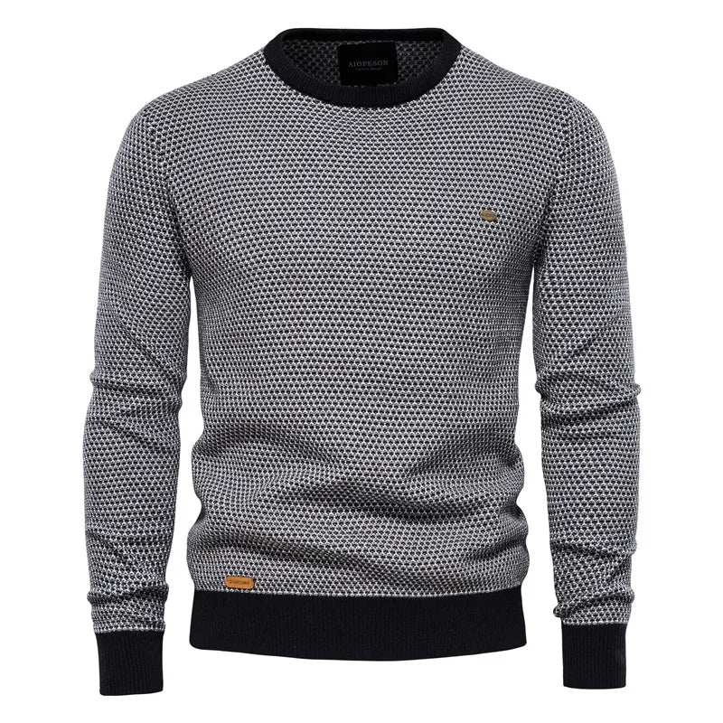 ÉLAN | Pull pour homme à motif à carreaux