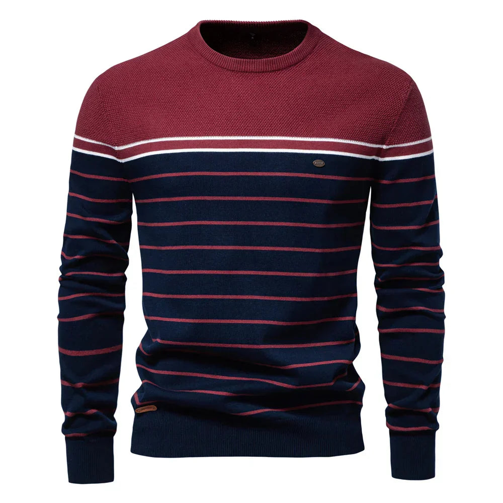 ÉLAN | Pull pour homme à motif à rayures
