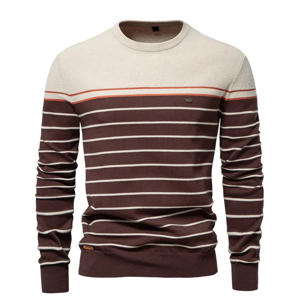 ÉLAN | Pull pour homme à motif à rayures
