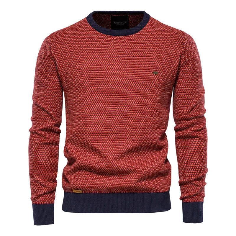ÉLAN | Pull pour homme à motif à carreaux