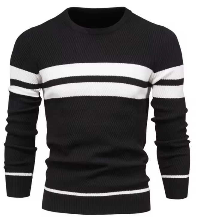 ÉLAN | Pull élégant pour homme à motif chevron
