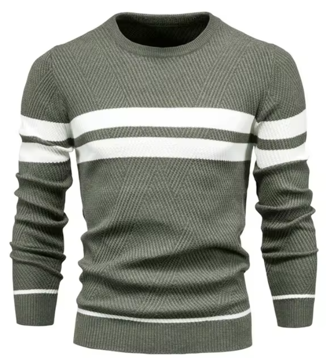 ÉLAN | Pull élégant pour homme à motif chevron