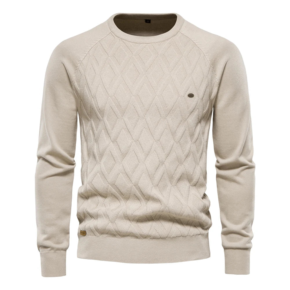 ÉLAN | Pull à motif à carreaux