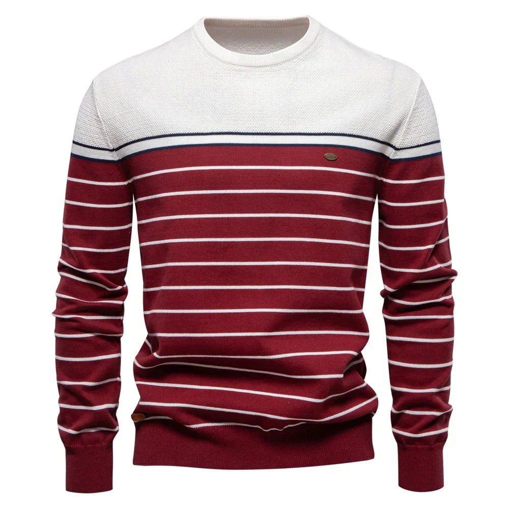 ÉLAN | Pull pour homme à motif à rayures