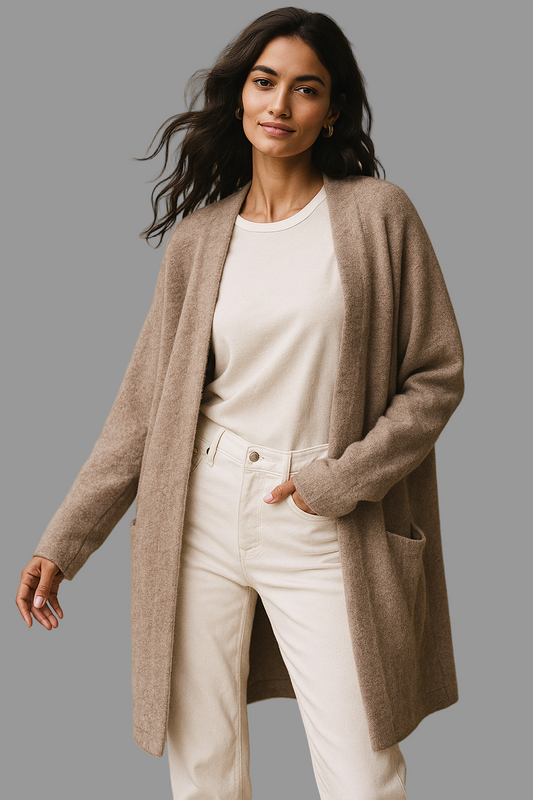 Sublime Vest | Women’s Cardigan, Soft Merino Wool Blend, Casual Fit with Pockets 0