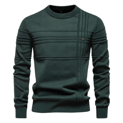 ÉLAN | Pull élégant pour homme à motif à carreaux