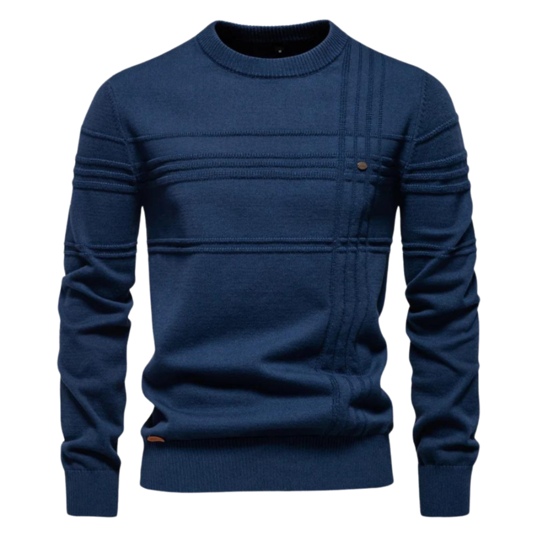 ÉLAN | Pull élégant pour homme à motif à carreaux