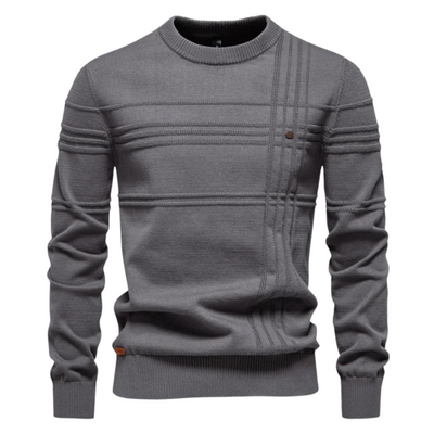 ÉLAN | Pull élégant pour homme à motif à carreaux