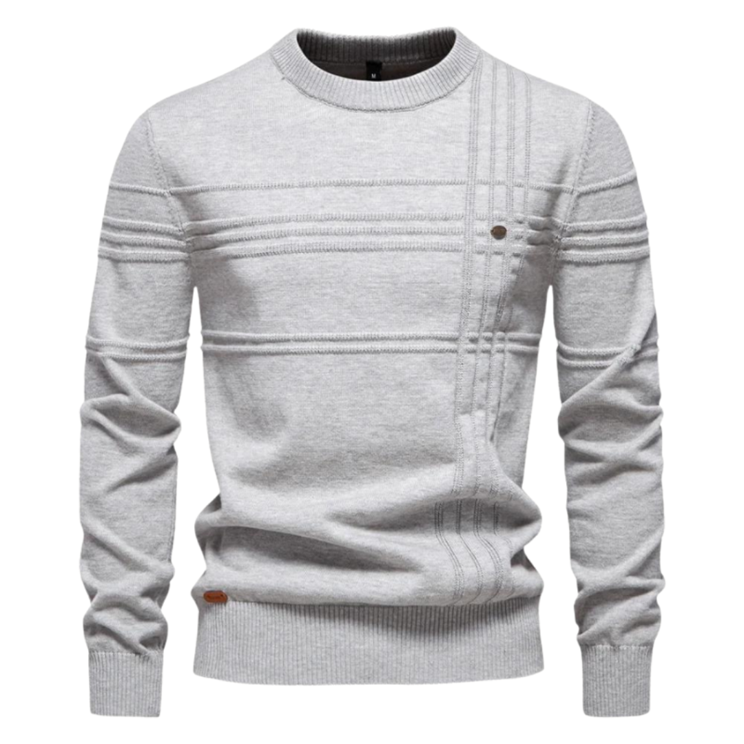 ÉLAN | Pull élégant pour homme à motif à carreaux