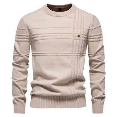 ÉLAN | Pull élégant pour homme à motif à carreaux