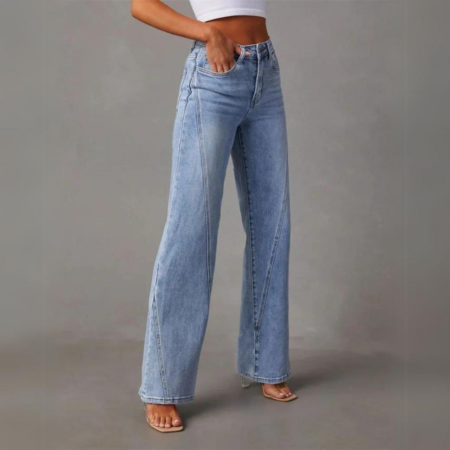 Zoe Wide-Leg Jeans | Women’s High Waist Denim, Flattering Fit, Timeless Elegance 2