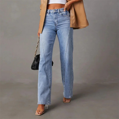 Zoe Wide-Leg Jeans | Women’s High Waist Denim, Flattering Fit, Timeless Elegance 4